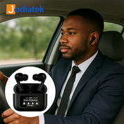 Écouteur Bluetooth YW06 avec boîtier de recharge à écran Tactile Intelligent